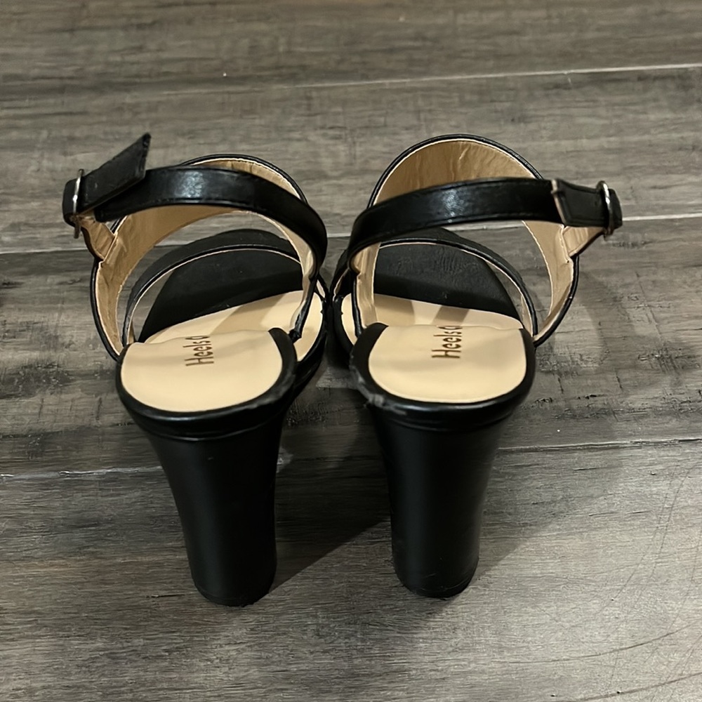 Black Block Heels - Picture 3 of 8